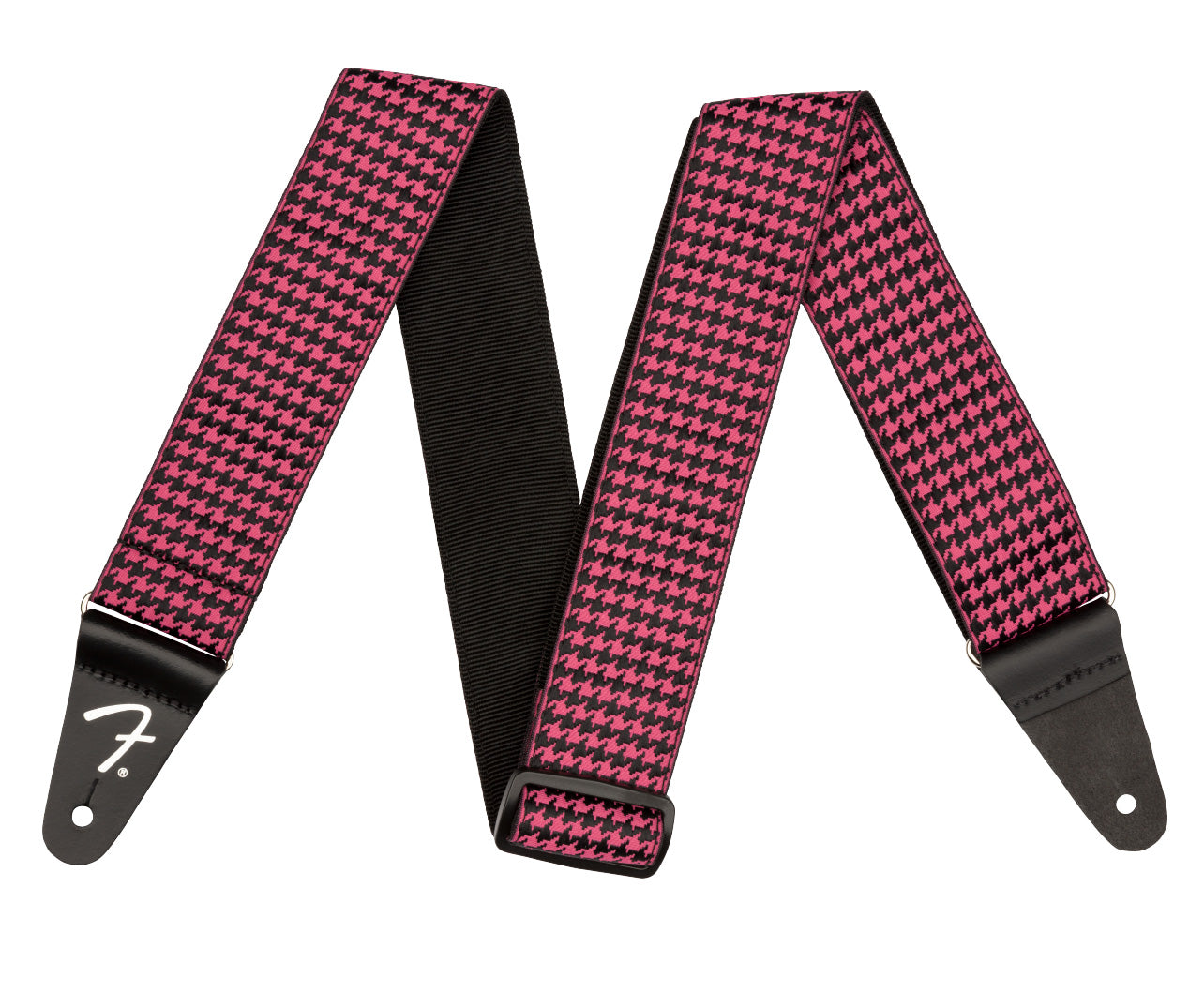 Fender Houndstooth Jacquard Strap (Pink)