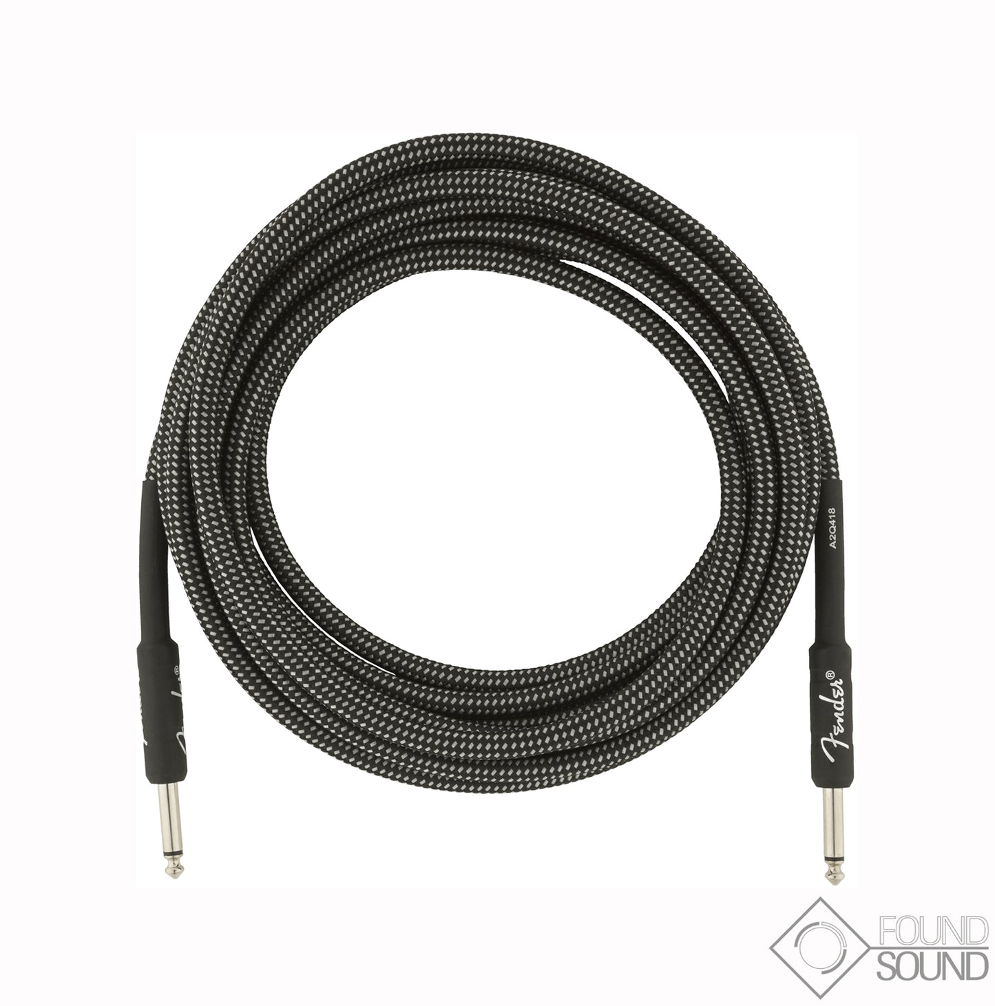 Fender Professional Series 15' Instrument Cable Grey Tweed