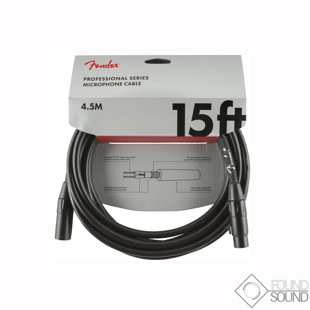 Fender Professional Series 15' Microphone Cable