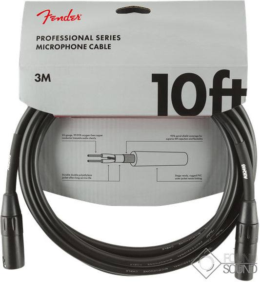 Fender Professional Series 10' Microphone Cable