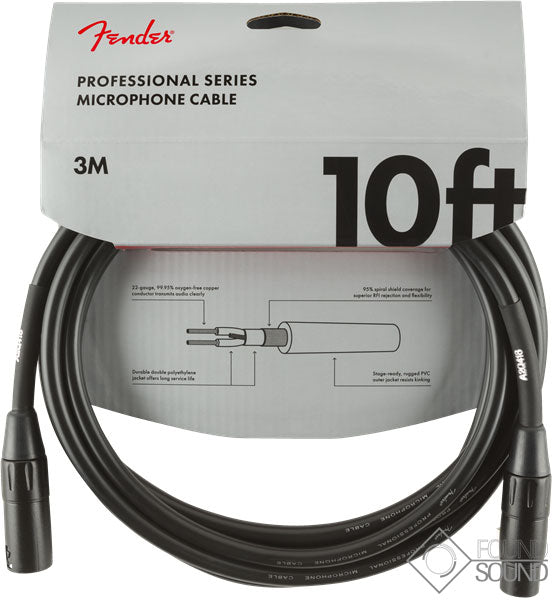 Fender Professional Series 10' Microphone Cable