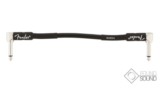 Fender Professional Series 6" Patch Cable - Black