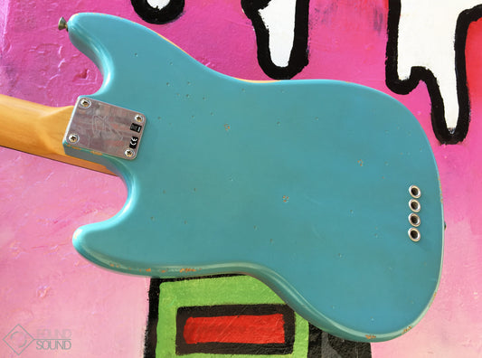 Fender JMJ Road Worn Mustang Bass - Daphne Blue