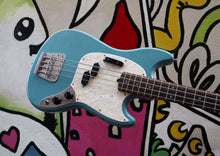 Load image into Gallery viewer, Fender JMJ Road Worn Mustang Bass - Daphne Blue
