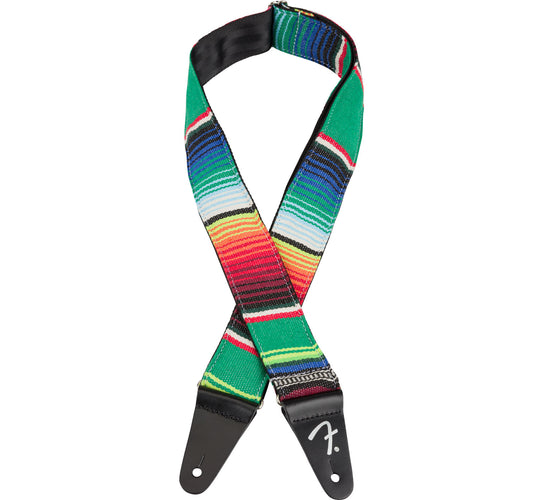 Fender 2" Serape Woven Strap - Green