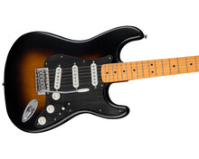 Load image into Gallery viewer, Fender Squier 40th Anniversary Stratocaster Vintage Edition - Black Anodised Pickguard - Satin Wide 2-Colour Sunburst
