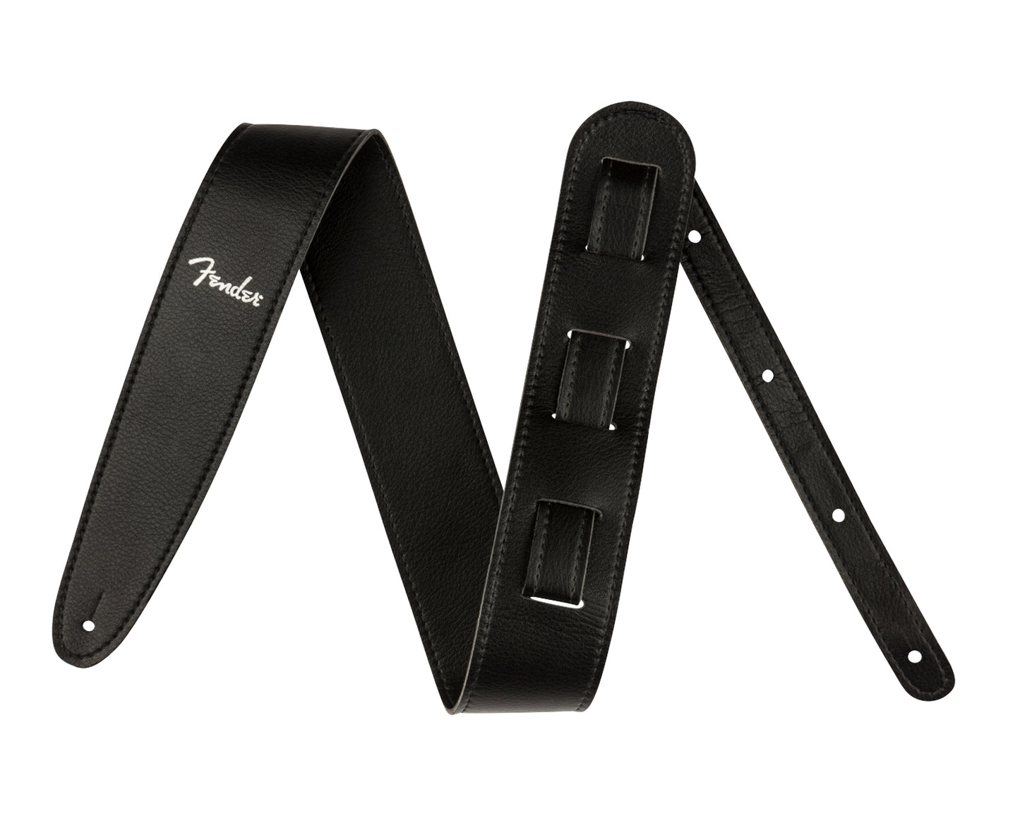 Fender Vegan Leather 2.5" Strap - Black