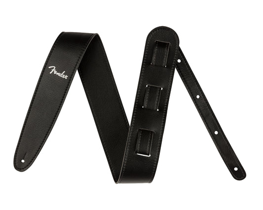 Fender Vegan Leather 2.5" Strap - Black