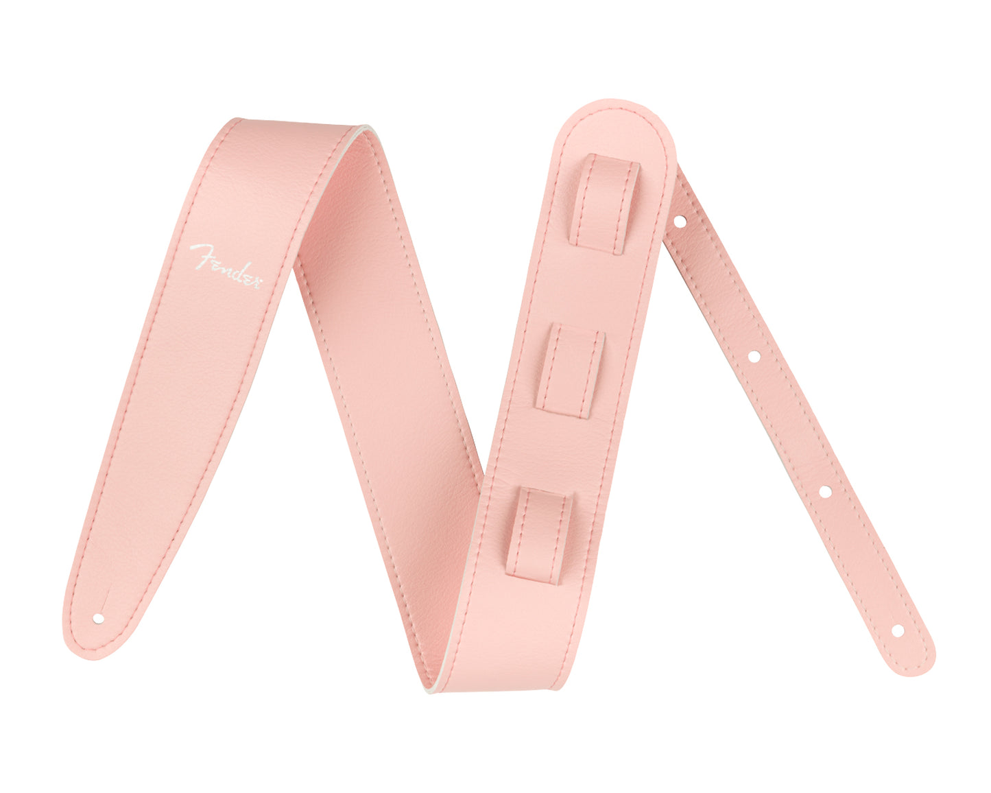 Fender Vegan Leather 2.5" Strap - Shell Pink