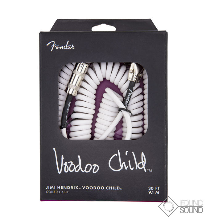Fender Jimi Hendrix Voodoo Child Cable White 30'