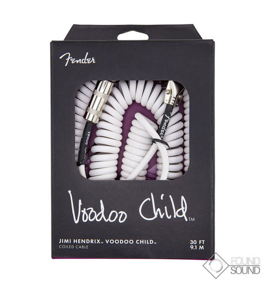 Fender Jimi Hendrix Voodoo Child Cable White 30'