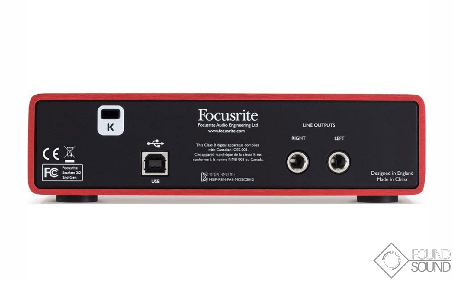 Focusrite Scarlett 2i2 (2nd Gen) – Found Sound