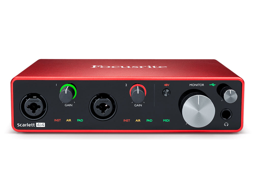 Focusrite Scarlett 4I4 (GEN 3) 4-in/4-out USB Audio Interface