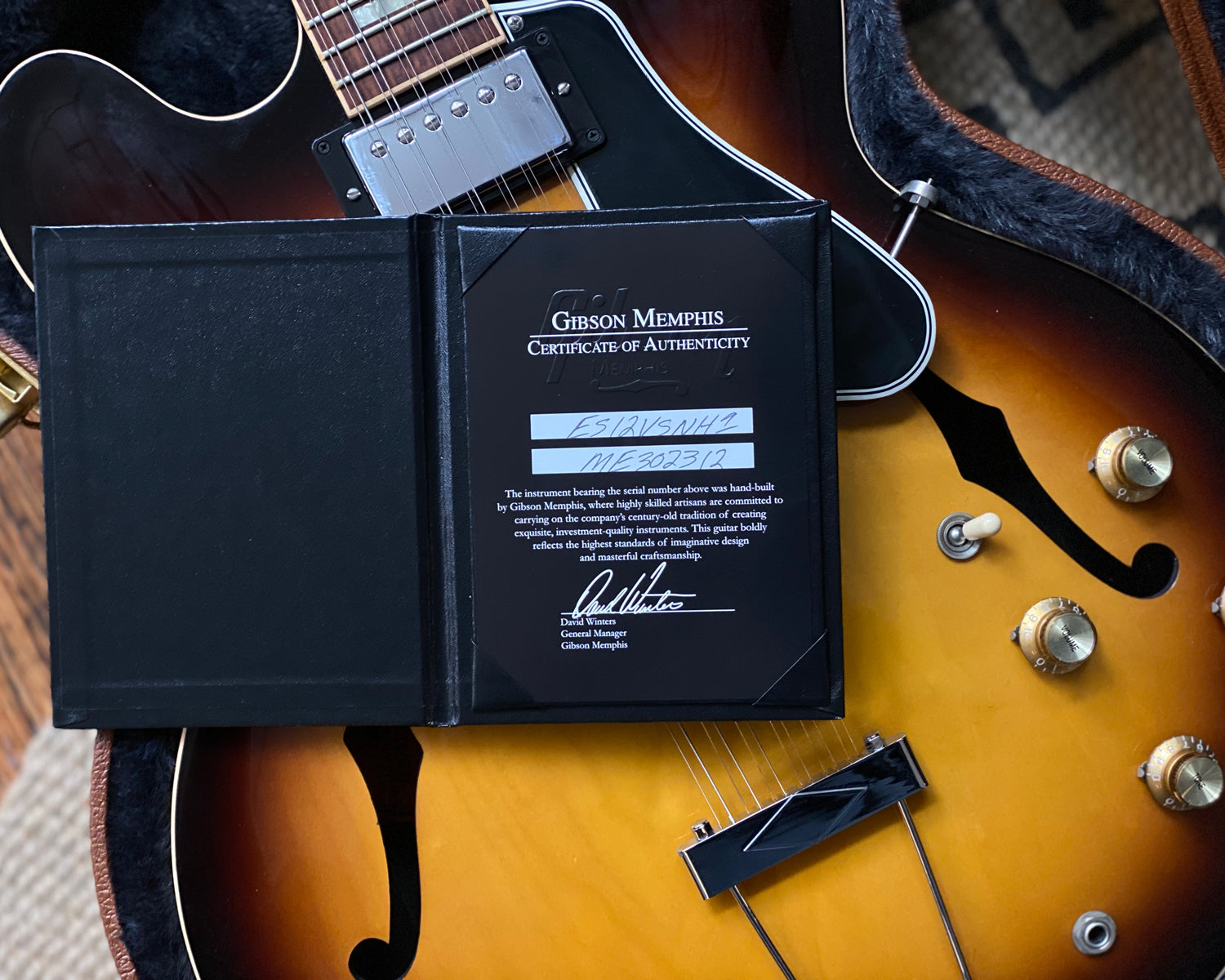 13 Gibson ES 335 12 w Case Paperwork Made in Memphis Found Sound