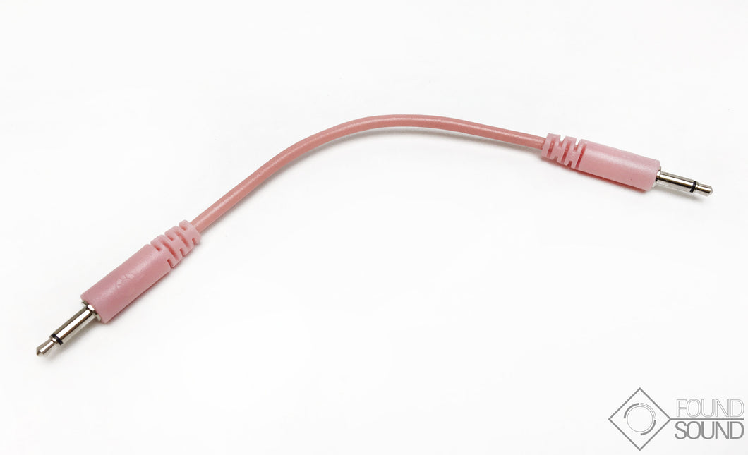 Glow Worm Cables 15cm Pink Eurorack Patch Cable