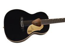 Load image into Gallery viewer, Gretsch G5021E Rancher Penguin Parlour Acoustic/ Electric Guitar - Black
