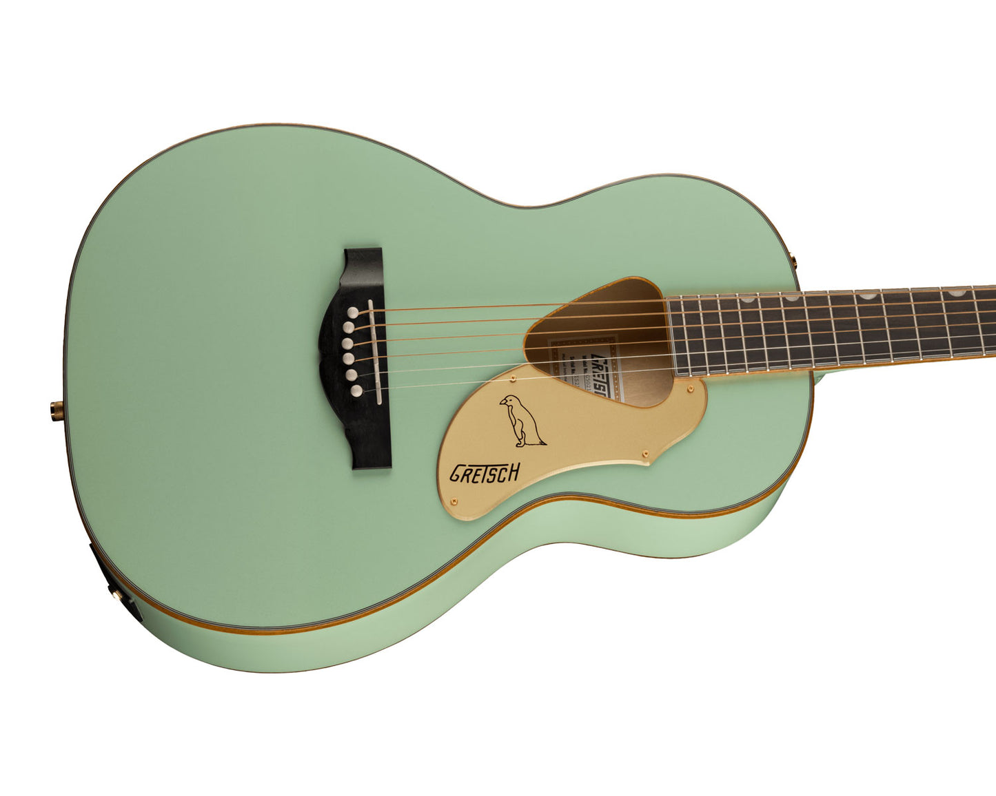 Gretsch G5021E Rancher Penguin Parlour Acoustic/Electric Guitar - Mint Metallic