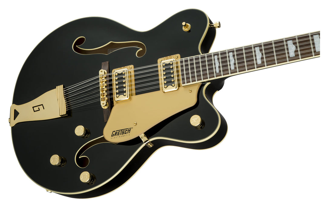 Gretsch G5422G-12 Electromatic Hollow Body Double-Cut 12-String with Gold Hardware - Black