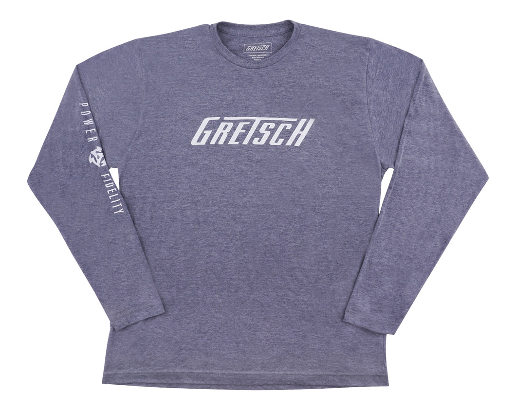 Gretsch Power And Fidelity Long Sleeve T-Shirt - Grey - Large