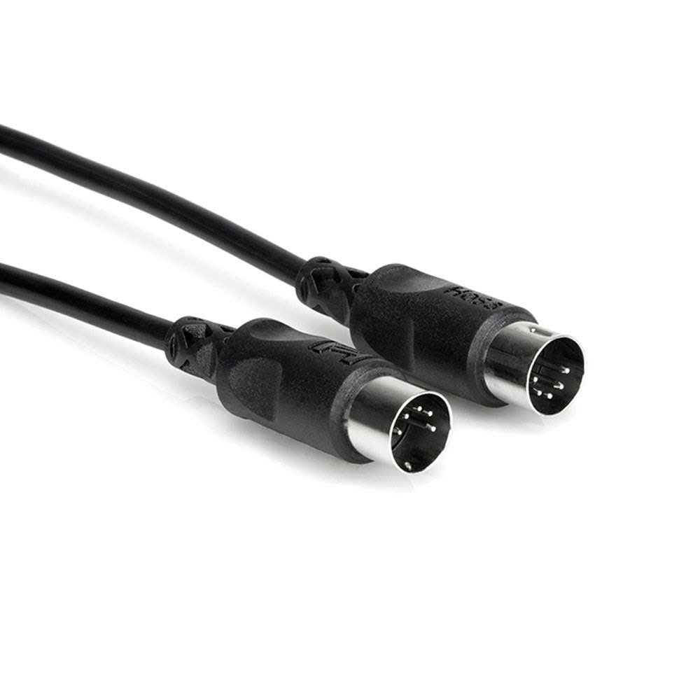 Hosa Technology MID-301BK - MIDI Cable 1ft