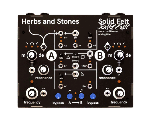Herbs & Stones Solid Felt Multimode Analog Filter