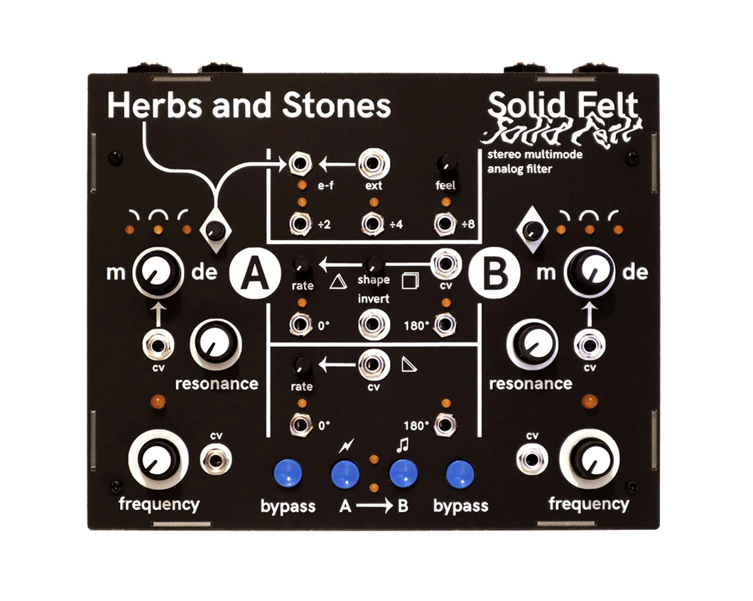Herbs & Stones Solid Felt Multimode Analog Filter
