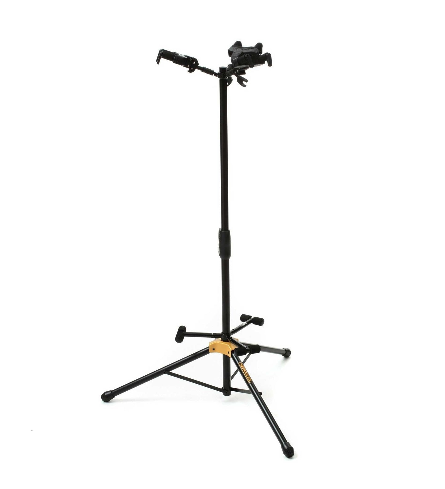 Hercules GS432B Plus Triple Guitar Stand With Backrest & Auto Grip