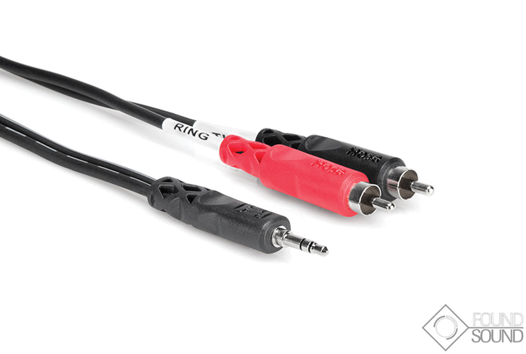 Hosa Technology CMR-210 Y Cable 3.5mm TRS - RCA 10 Foot