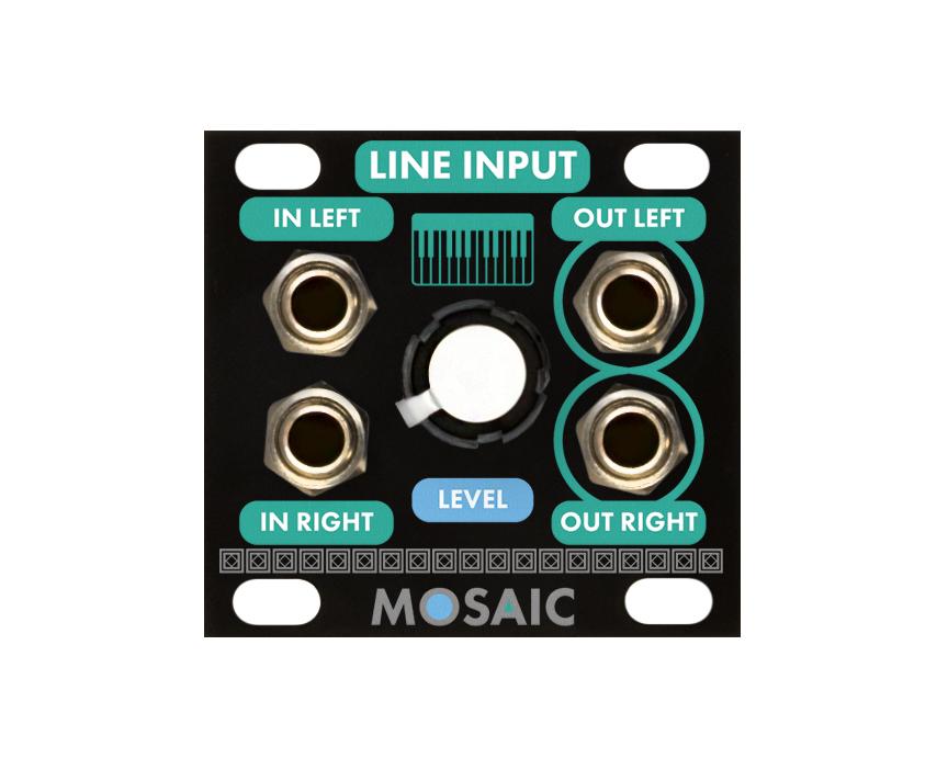 Mosaic Line Input - Black (Pulp Logic)