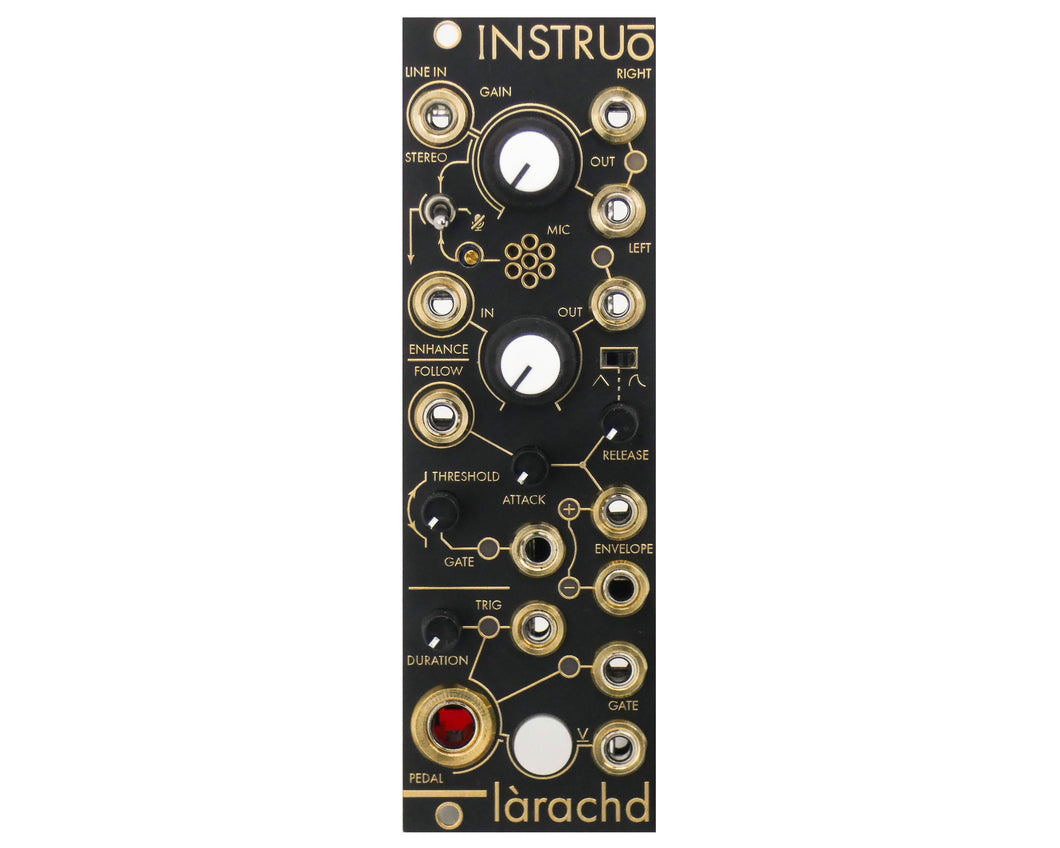 Instruo Lárachd Eurorack Audio Input Module with Footswitch