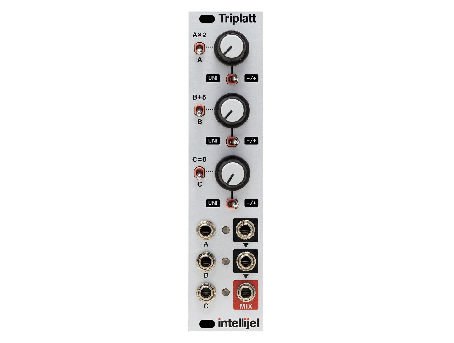 Intellijel Triplatt Triple Attenuverter/Mixer