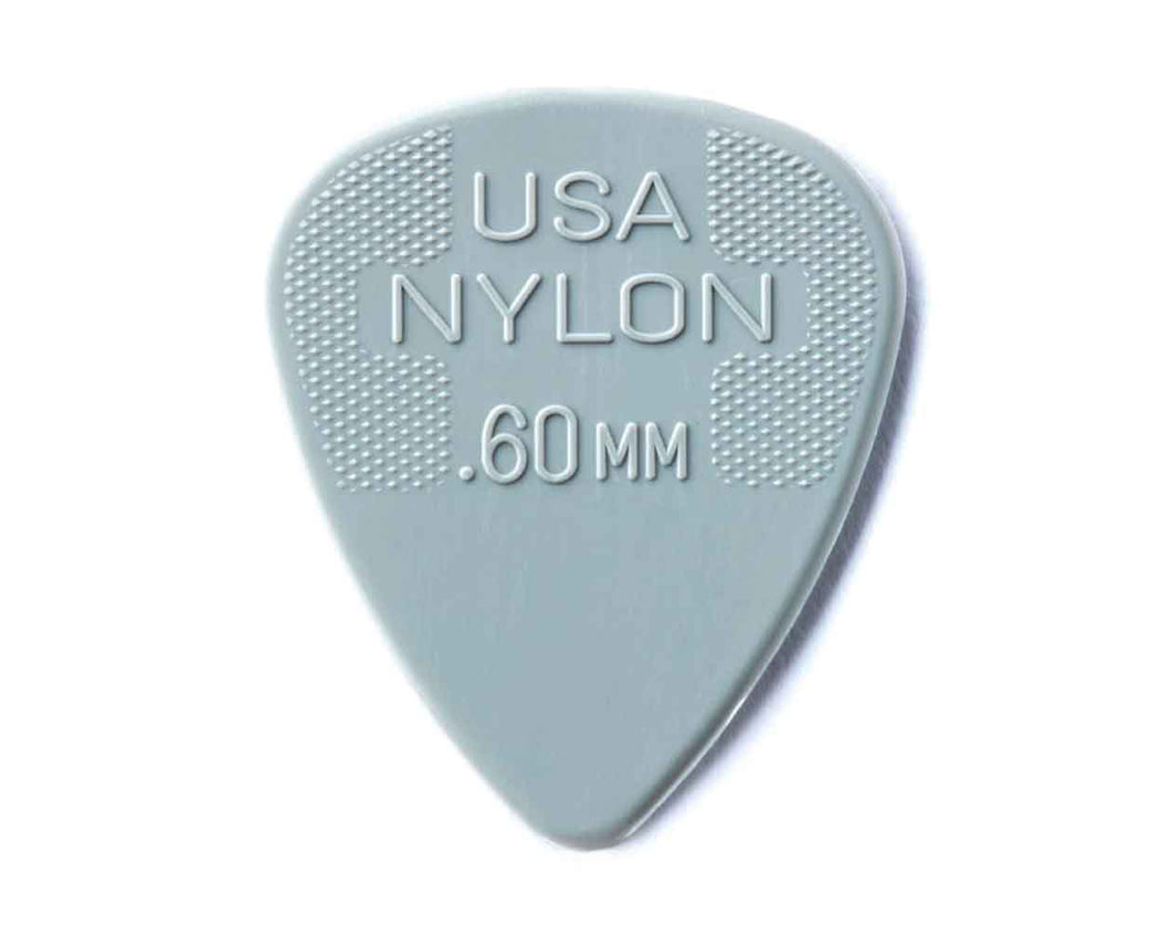 Jim Dunlop .60mm Nylon Standard Picks (pack of 12)