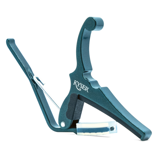 Kyser Fender KGEFSHGA Quick Change Electric Guitar Capo - Sherwood Green