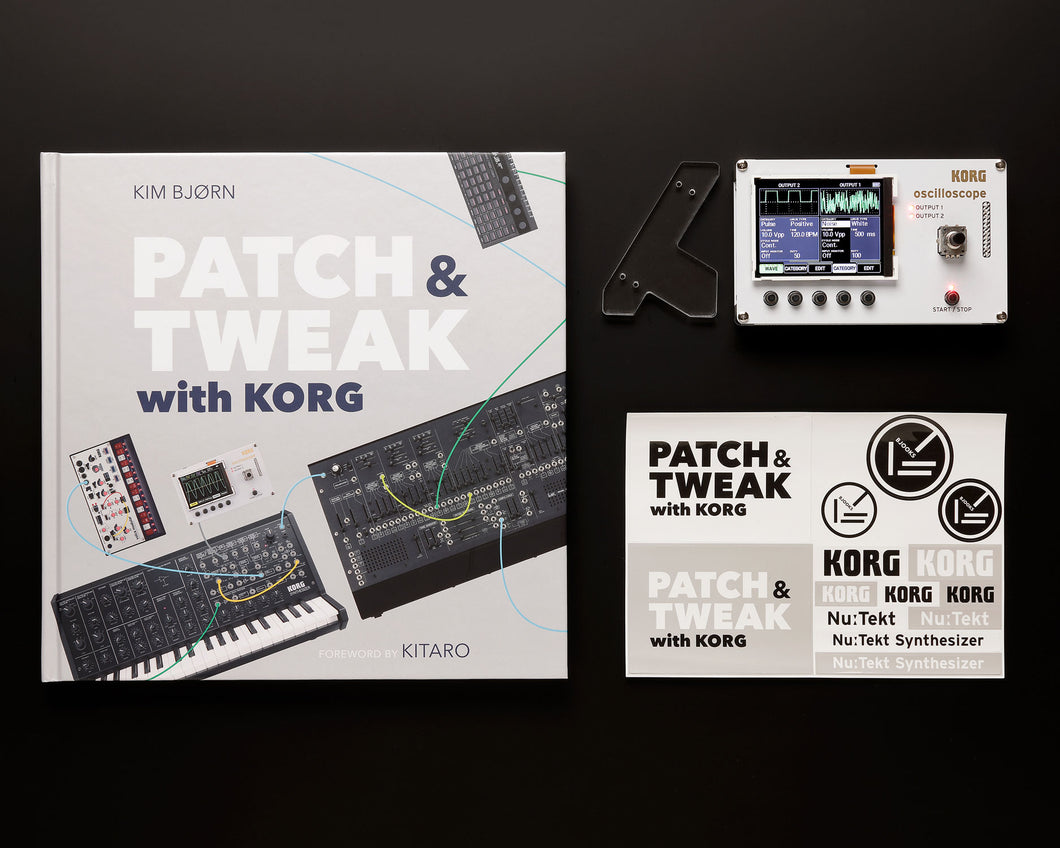 Limited Edition KORG NTS-2 Oscilloscope Kit & Bjooks Patch & Tweak with Korg Bundle
