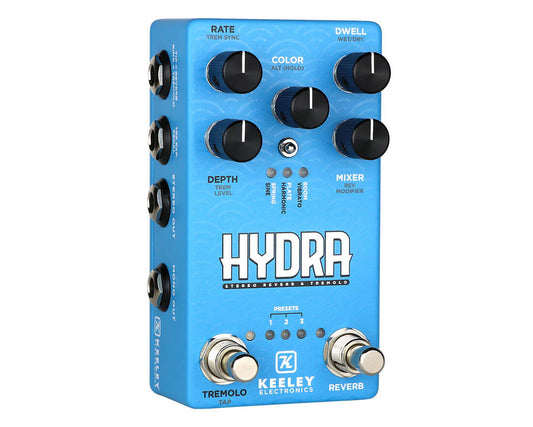 Keeley Electronics Hydra Stereo Reverb & Tremolo