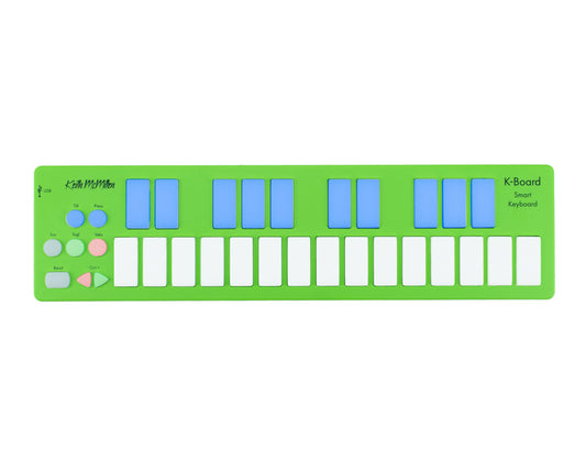 Muse Kinetics K-Board-C Mini MPE MIDI Keyboard Controller - Lime