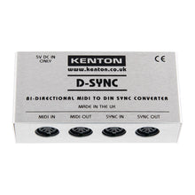 Load image into Gallery viewer, Kenton D-Sync Bi-Directional MIDI to DIN Sync Converter
