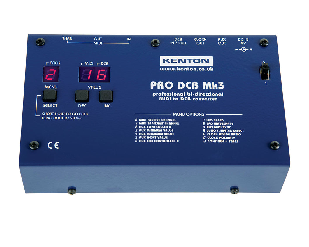 Kenton PRO-DCB Mk3 Professional Bi-Directional MIDI to DCB Converter