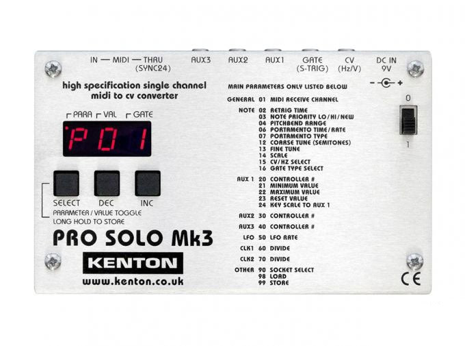 Kenton Pro Solo Mk3 MIDI to CV Converter