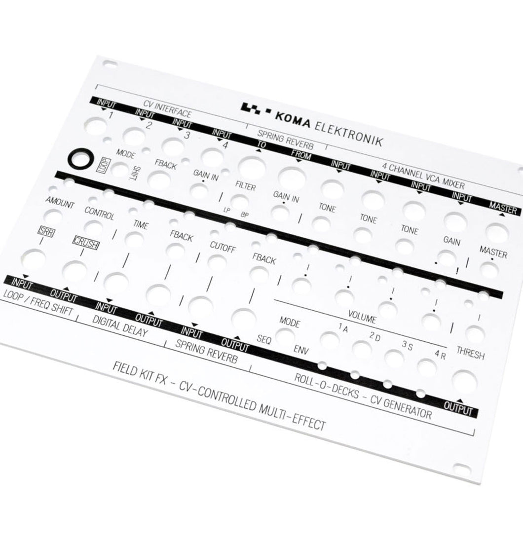 KOMA Elektronik Field Kit FX Eurorack Panel
