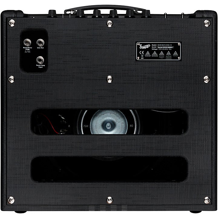 Supro Delta King 12 Guitar Amplifier - Black/Black