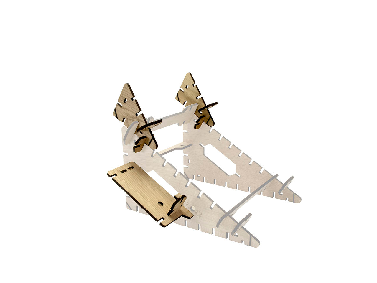 LOCI Accessory Interlocking Modular Desktop Stand