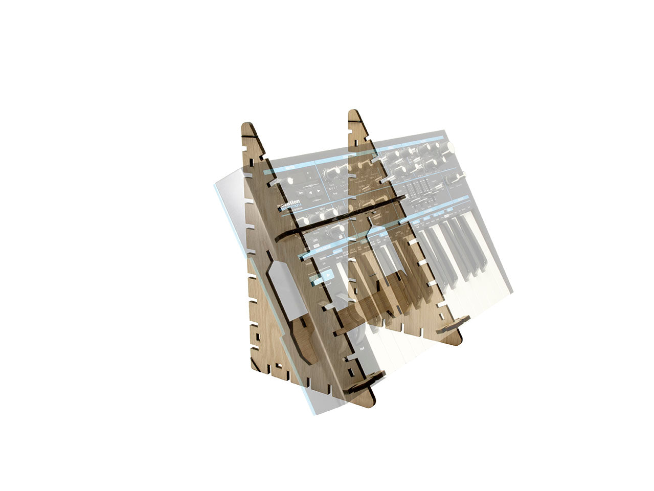 LOCI Classic Interlocking Modular Desktop Stand