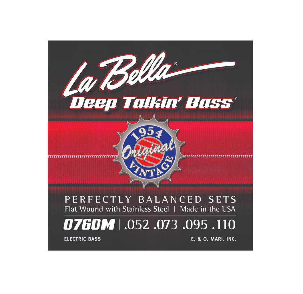 La Bella 0760M Deep Talkin' Bass Flats