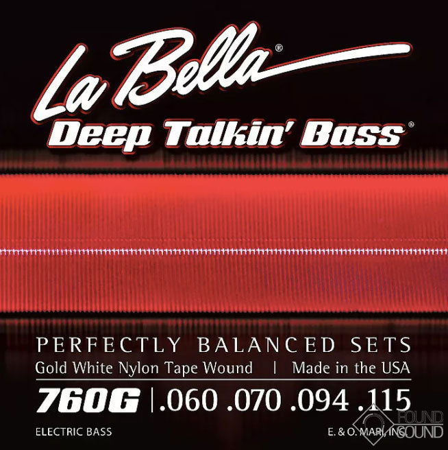 La Bella 760G Deep Talkin' Bass Flats