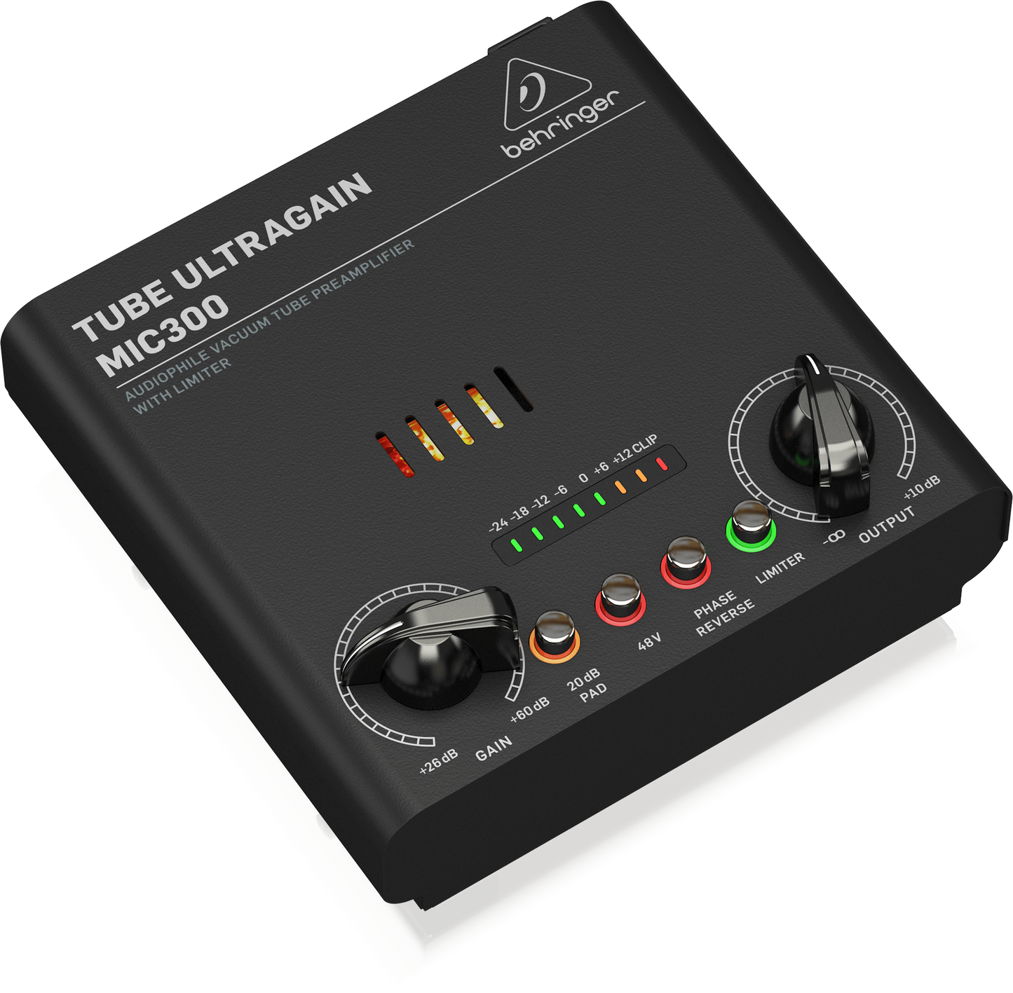 Behringer MIC300  Tube Ultragain Vacuum Tube Preamp with Limiter