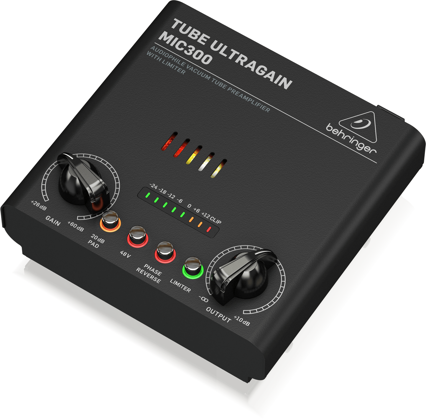 Behringer MIC300  Tube Ultragain Vacuum Tube Preamp with Limiter