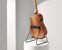Load image into Gallery viewer, MINIM Sling Guitar Stand Black Leather/Black Frame

