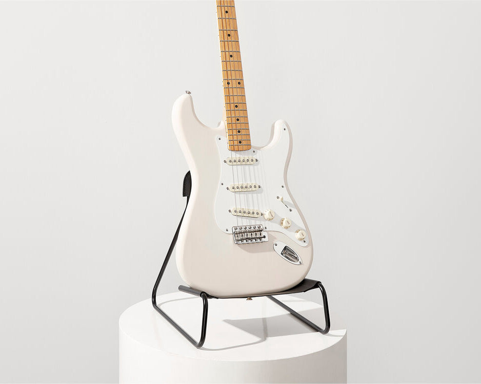 MINIM Sling Guitar Stand Black Leather/Black Frame