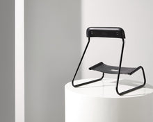 Load image into Gallery viewer, MINIM Sling Guitar Stand Black Leather/Black Frame
